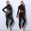 3PCS Women Fitness Gym Set with Crop Top Sports Bra & Leggings