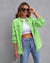 Women's Plain Button Front Ripped Drop Shoulder Coat | Casual Long Sleeve Shirt