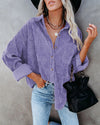 Women's Plain Pocket Shirt, Going Out Tops for Spring & Fall