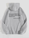 Dear Person Behind Me Printed Hoodie Unisex Trendy Hoodie