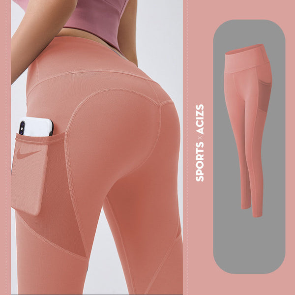 Gym Leggings Women Tummy Control Jogging Tights