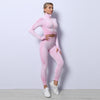 3PCS Women Fitness Gym Set with Crop Top Sports Bra & Leggings