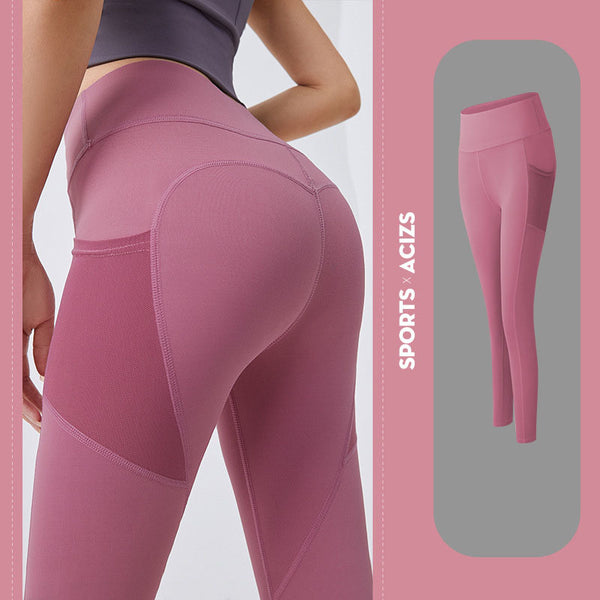 Gym Leggings Women Tummy Control Jogging Tights