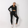 3PCS Women Fitness Gym Set with Crop Top Sports Bra & Leggings
