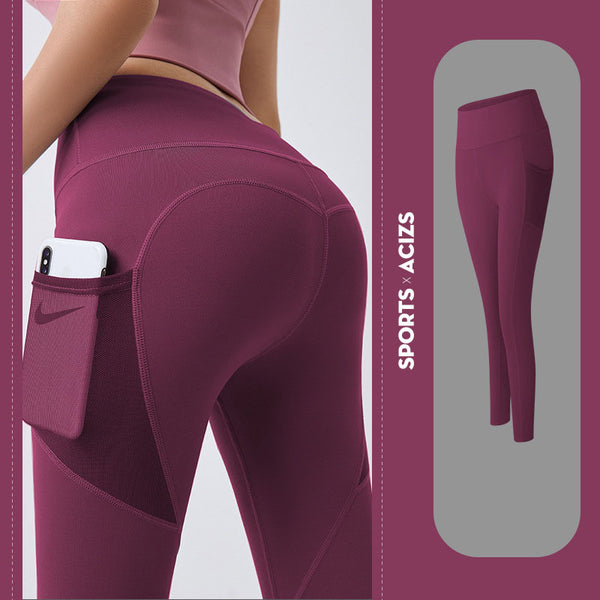 Gym Leggings Women Tummy Control Jogging Tights