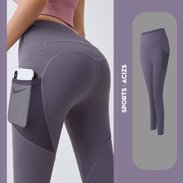 Gym Leggings Women Tummy Control Jogging Tights