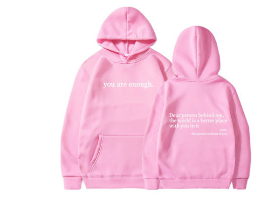 Dear Person Behind Me Printed Hoodie Unisex Trendy Hoodie