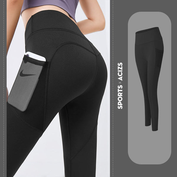 Gym Leggings Women Tummy Control Jogging Tights
